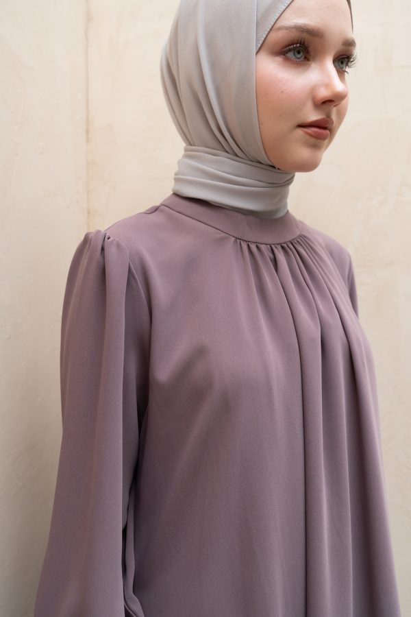 Gamis Lara Meena Dusk Lavender Big Size - Image 3