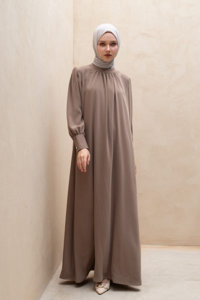 Gamis Lara Meena Latte