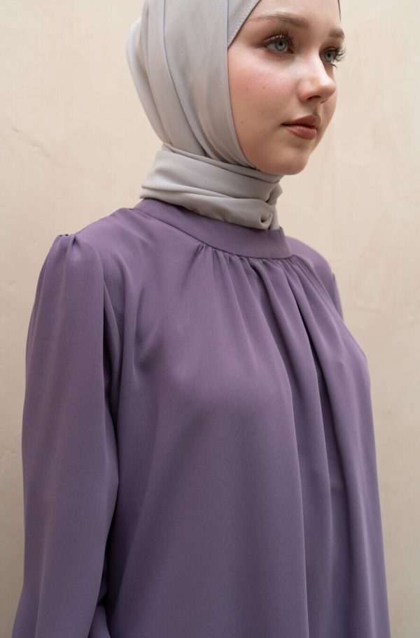 Gamis Lara Meena Soft Purple Big Size - Image 6
