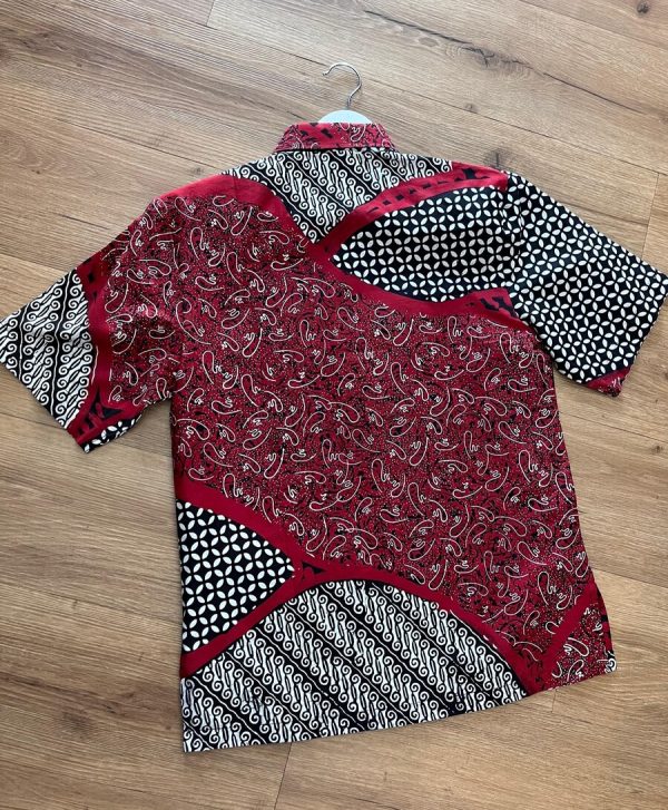 Kemeja Nuna Adra Merah - Image 3