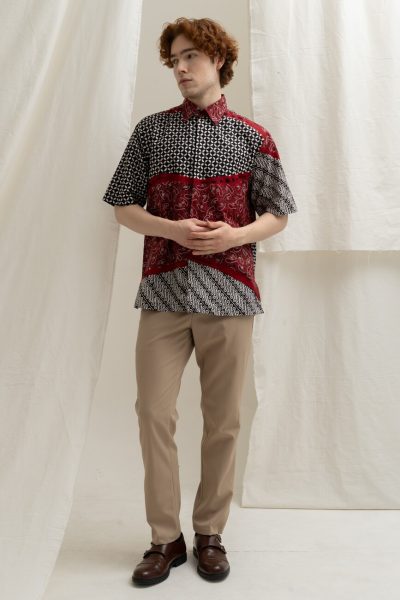 Kemeja Nuna Adra Merah