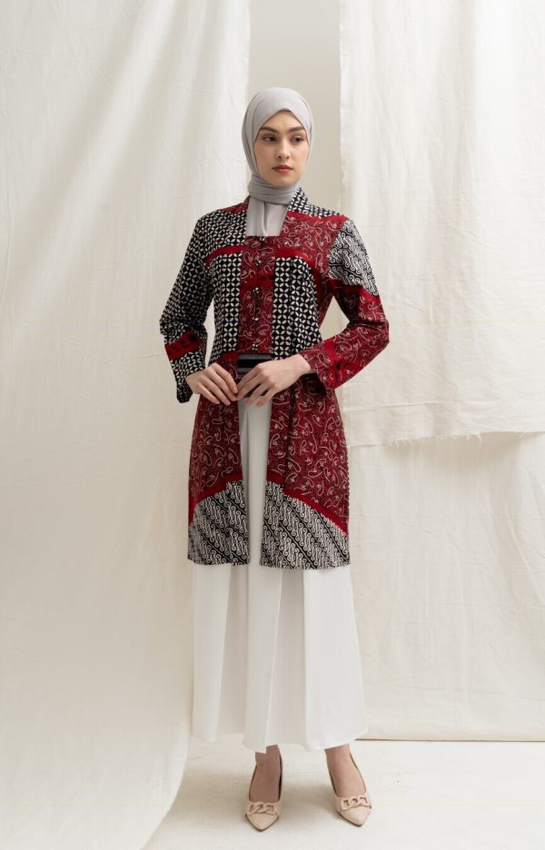 Tunik Kutubaru Adra Merah