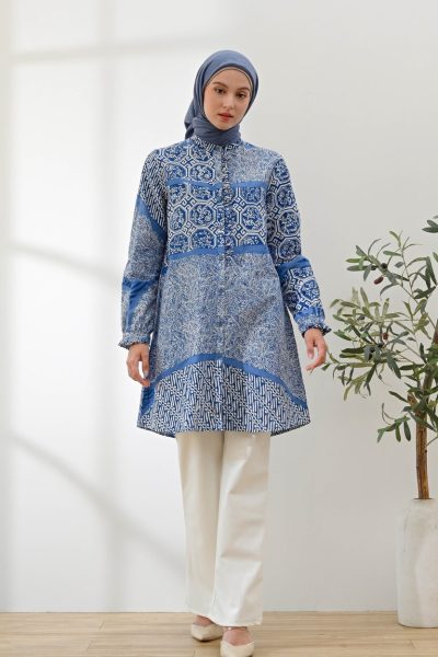 Tunik Lyla Adra Biru