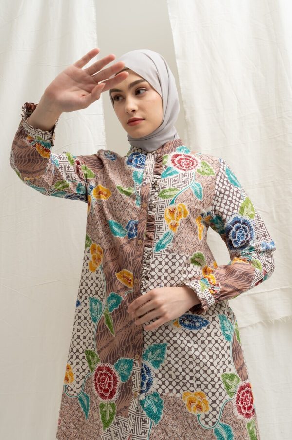 Tunik Lyla Dewy Coklat - Image 4