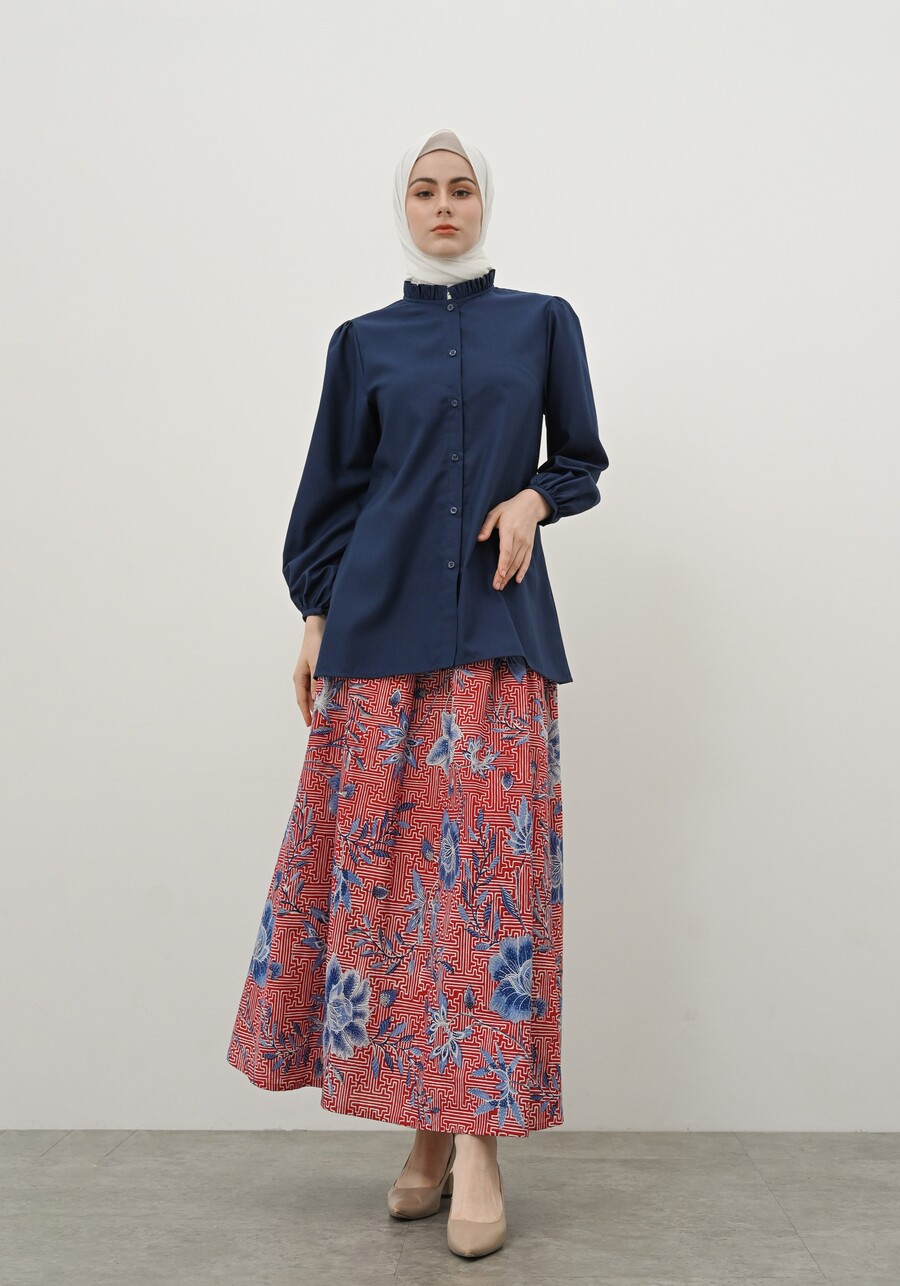 Blus Rara Navy - Image 2