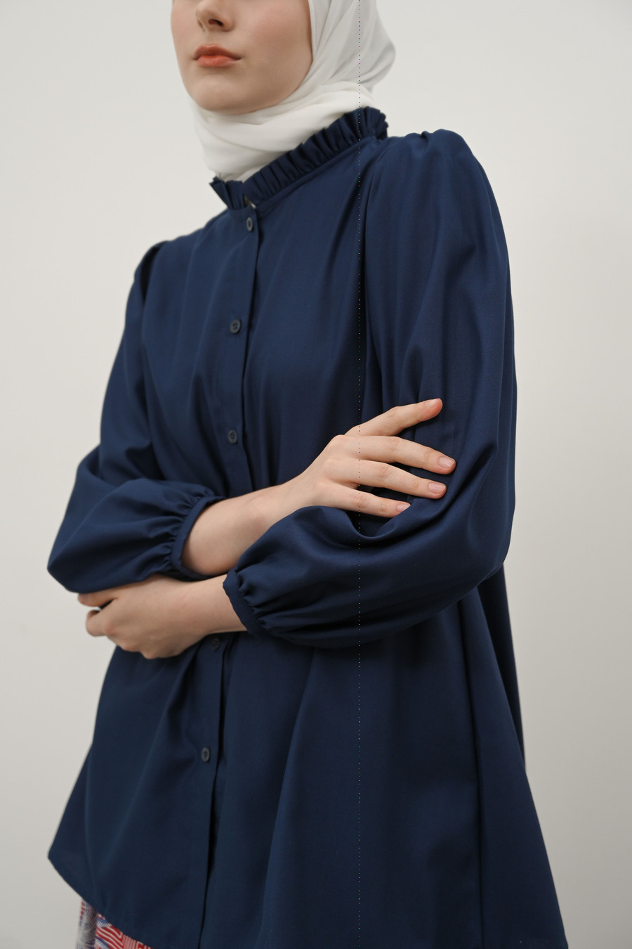 Blus Rara Navy - Image 5