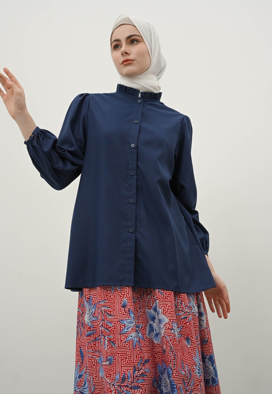 Blus Rara Navy