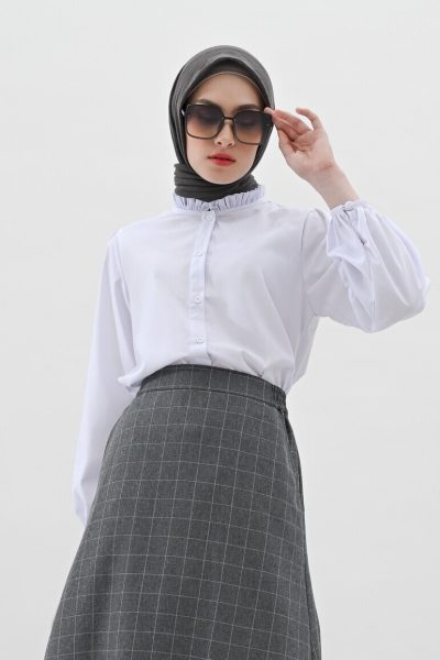 Blus Rara White Big Size