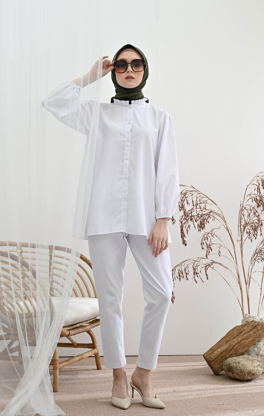 Blus Rara White Big Size - Image 2