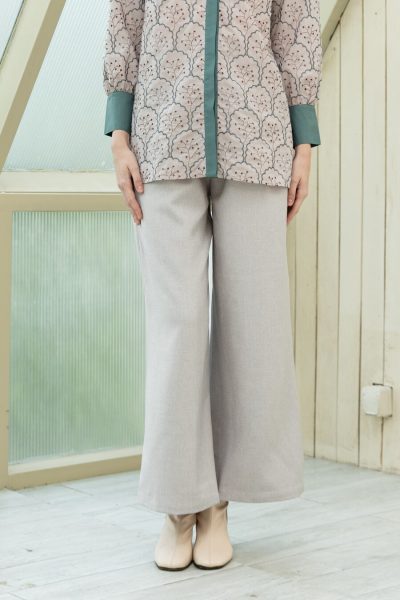 Wide Pants Alma Light Grey
