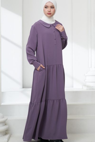 Gamis Neva Meena Soft Purple