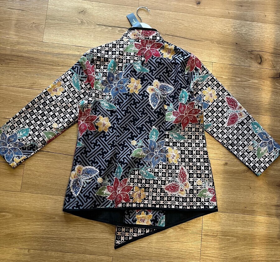 Kebaya Janggan Arum Hitam Big Size - Image 5