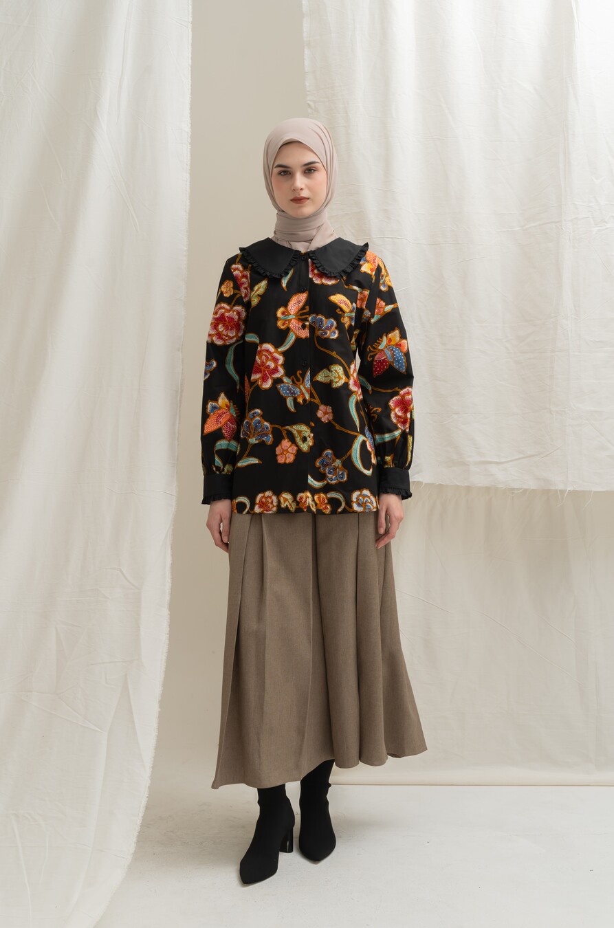Riva Skirt Alma Ash Brown - Image 3