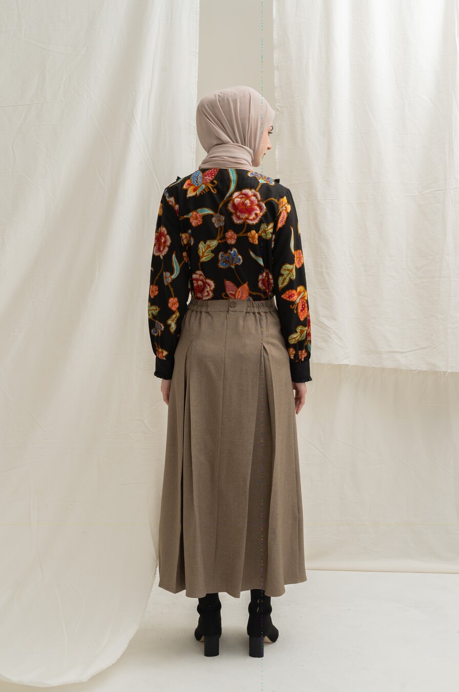 Riva Skirt Alma Ash Brown - Image 2