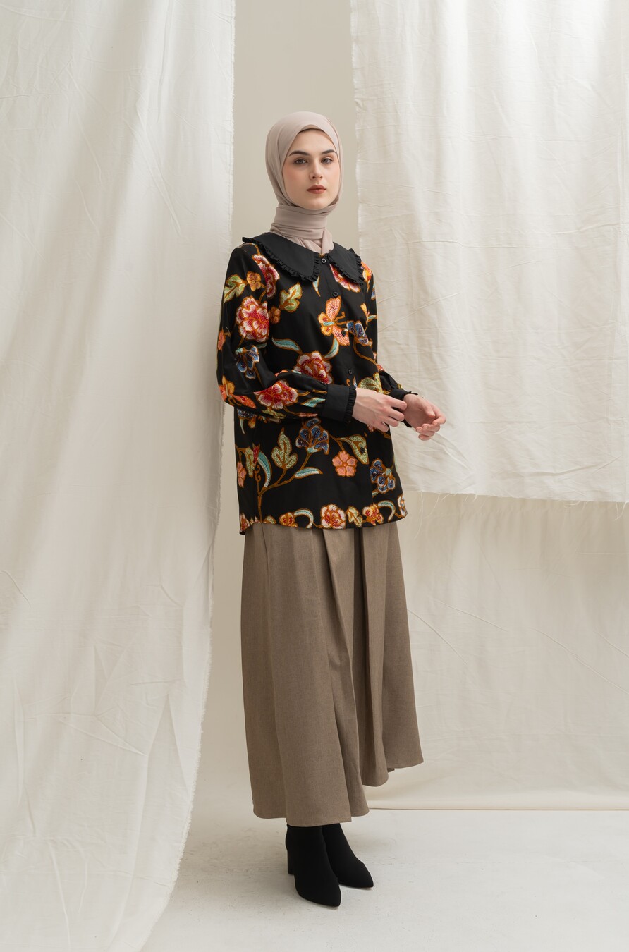 Riva Skirt Alma Ash Brown - Image 5