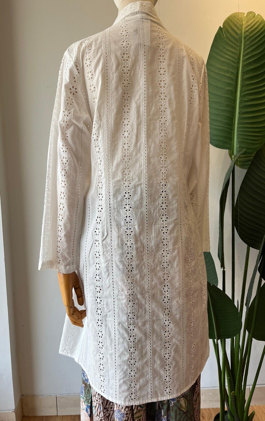 Tunik Kutubaru Bia White Big Size - Image 3