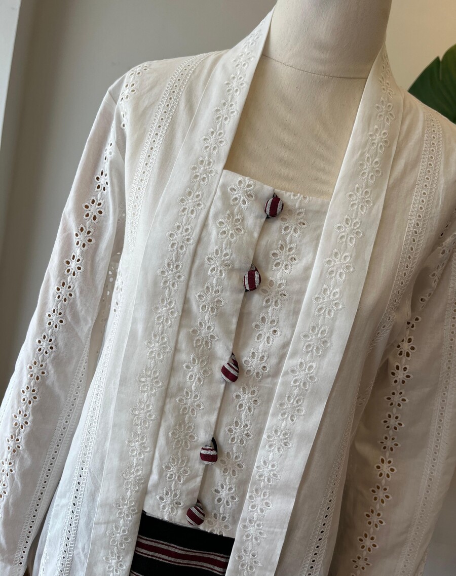 Tunik Kutubaru Bia White Big Size - Image 2