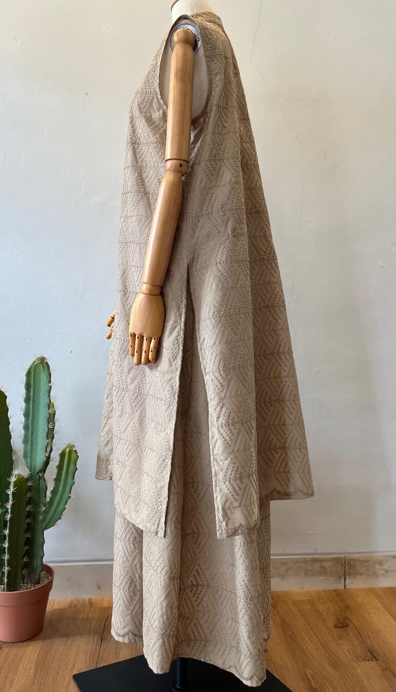 Long Outer Ghia Cream - Image 3