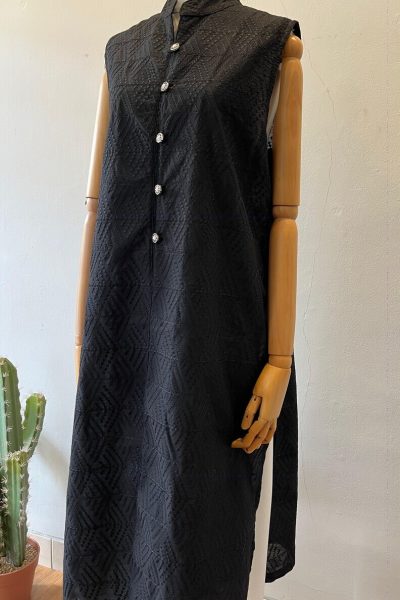 Long Outer Ghia Hitam