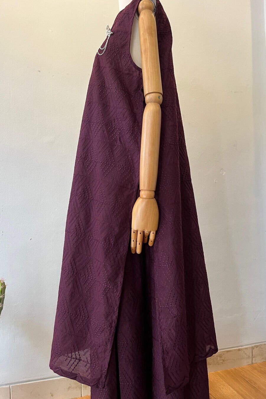 Long Outer Ghia Marun - Image 4