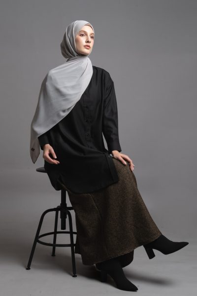 Tunik Soura Hitam Big Size