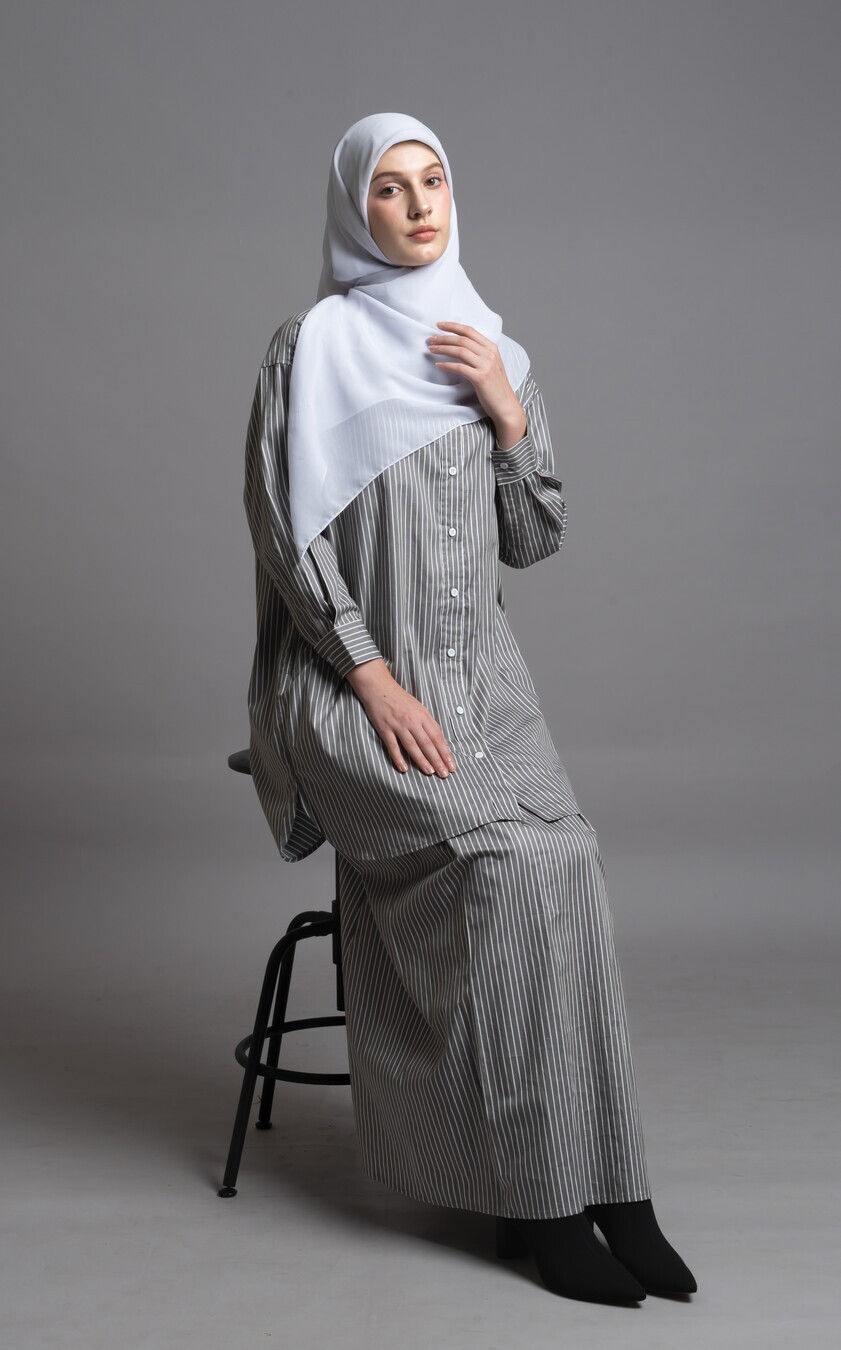 Tunik Soura Kaluna Grey - Image 5