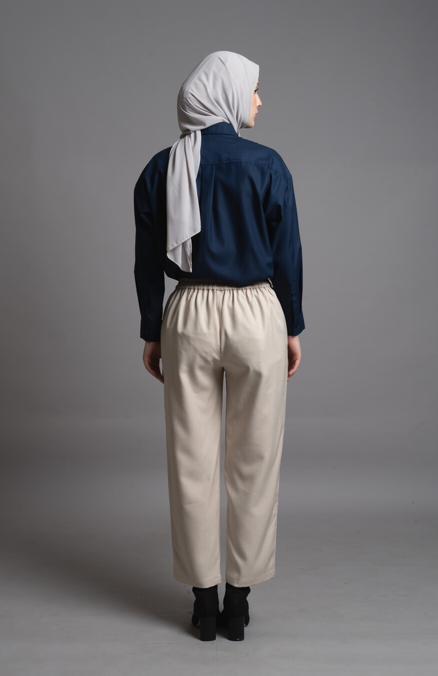 Tunik Soura Navy Big Size - Image 9