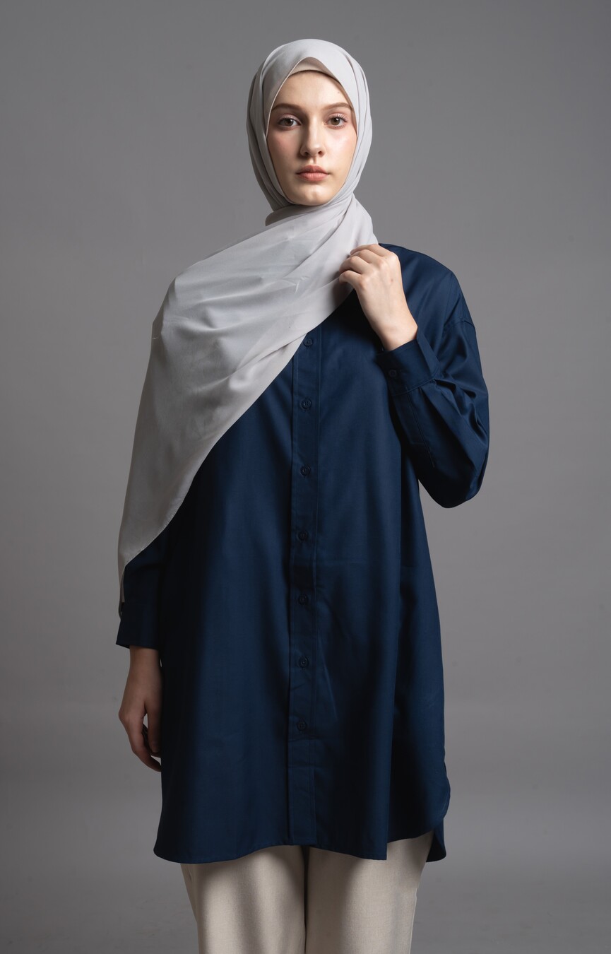 Tunik Soura Navy Big Size
