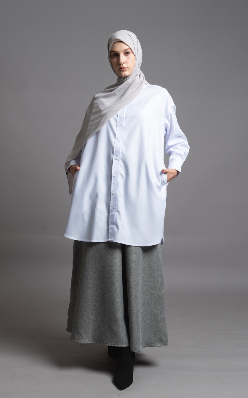 Tunik Soura White Big Size - Image 4