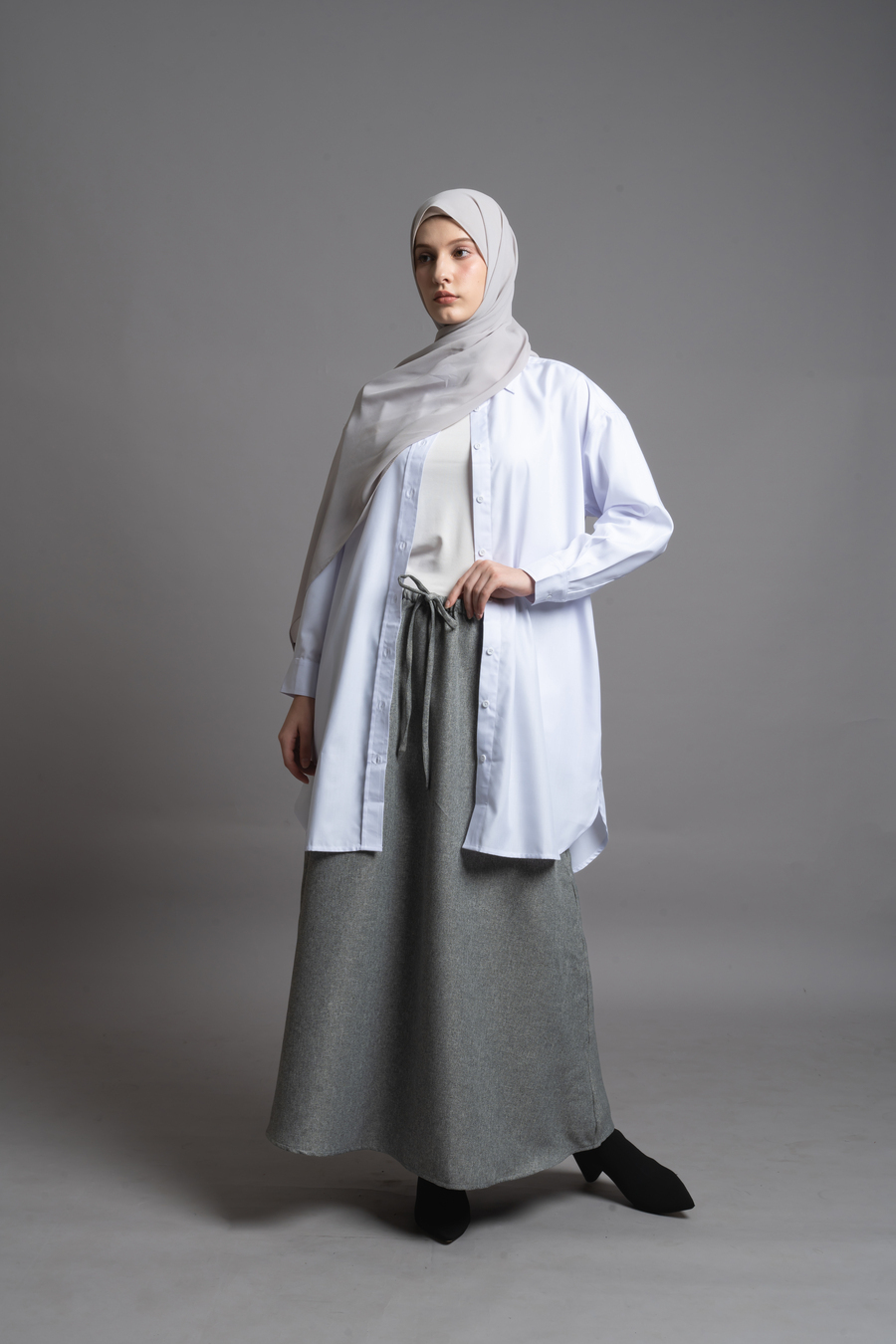 Tunik Soura White Big Size - Image 3