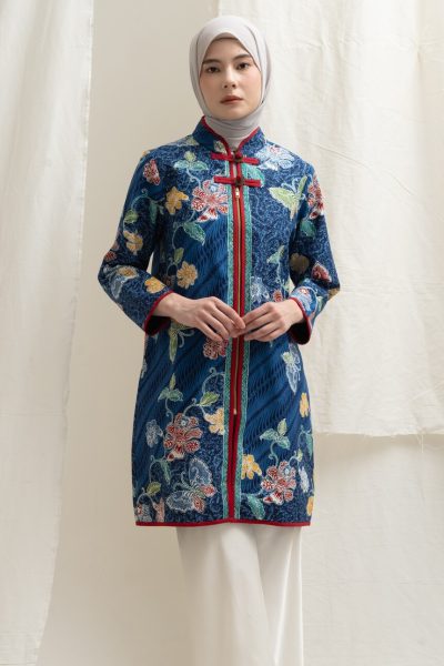 Tunik Welya Leida Biru