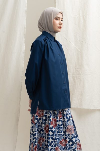 Blus Afiya Navy