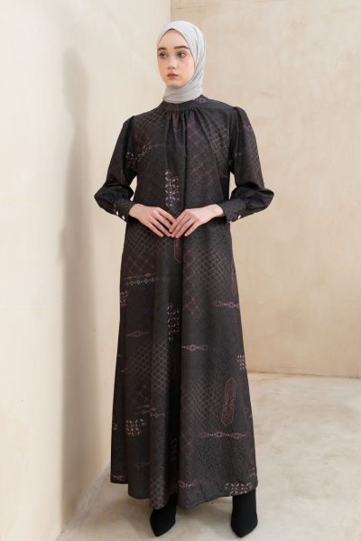 Gamis Lara Yasmeen Dark Brown