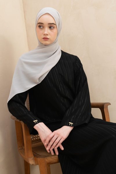 Abaya Hafsa Hitam Big Size