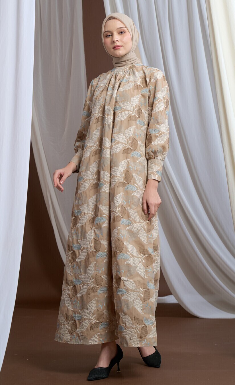 Gamis Lara Aima Latte - S (PB 142)