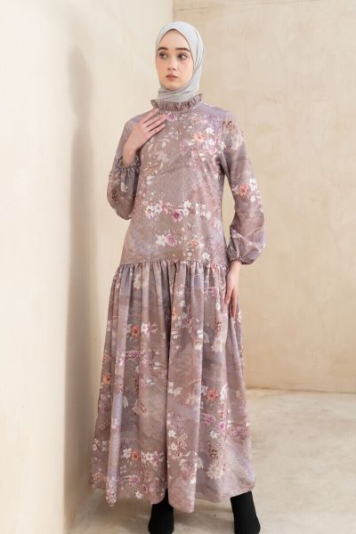 Gamis Lumara Hira Brown Rose