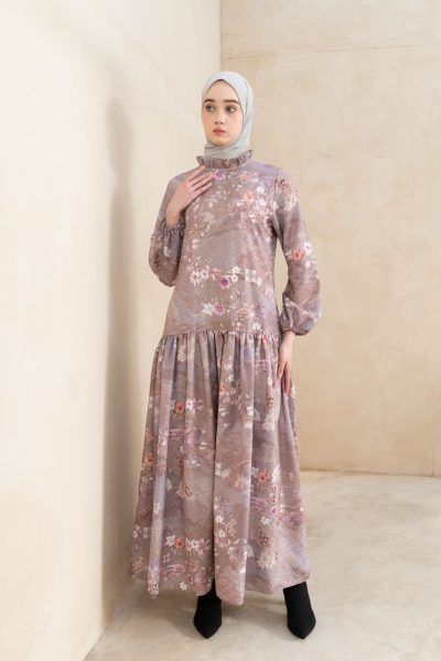 Gamis Lumara Hira Brown Rose
