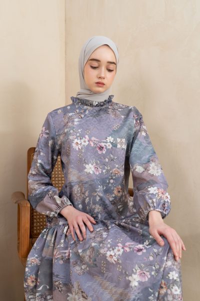 Gamis Lumara Hira Lavender