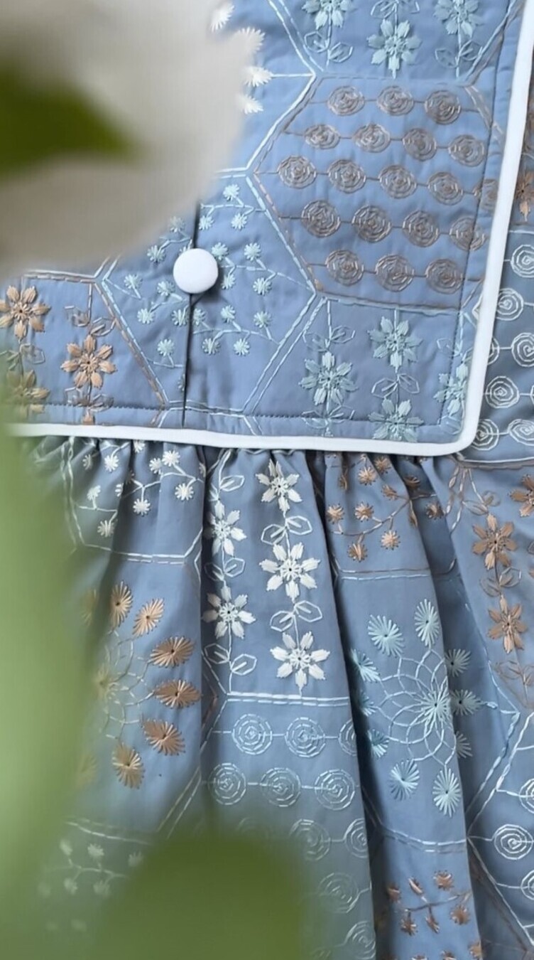 Gamis Miranti Saira Steel Blue Big Size