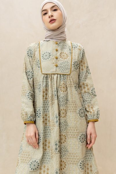 Gamis Miranti Saira Sage Pastel - S (PB 142)