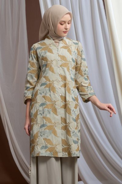 Tunik Kebaya Ayya Aima Sage - M (Minor Defect)