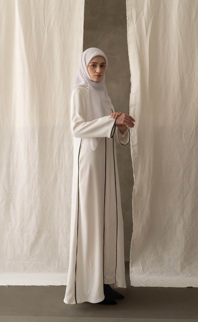 Abaya Humaira Meena White - Image 8