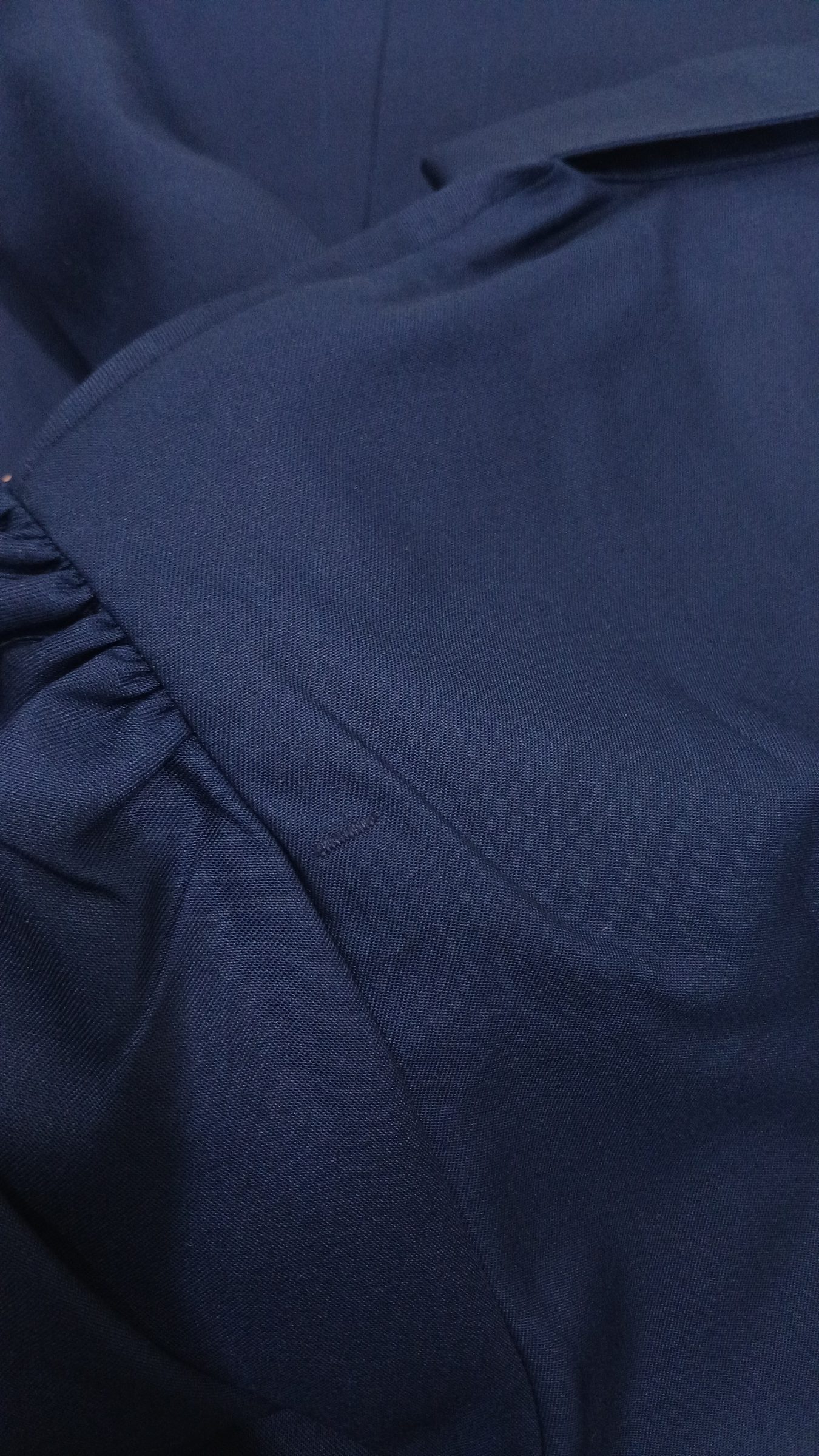 Blus Velya Navy Blue - L (Minor Defect) - Image 2