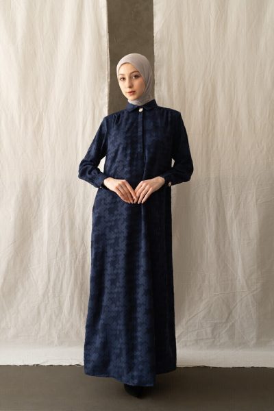 Gamis Afiya Dhia Navy Blue