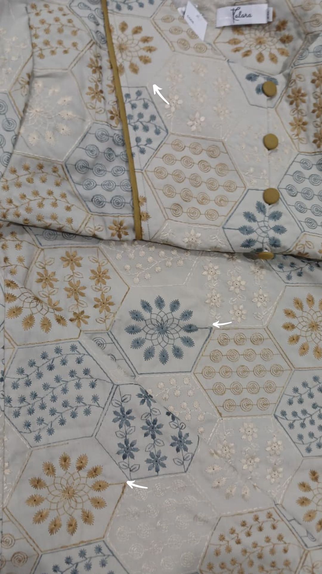 Gamis Miranti Saira Sage Pastel - XXL (Minor Defect) - Image 2