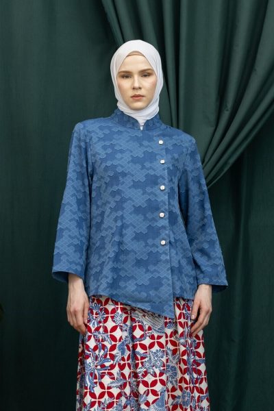 Kebaya Janggan Dhia Royal Blue