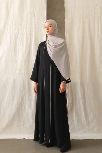Abaya Humaira Meena Hitam