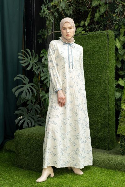 Gamis Dayna Safa Off White