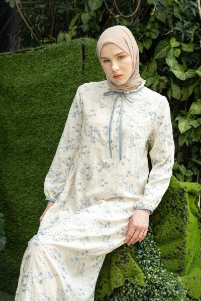 Gamis Dayna Safa Off White Big Size