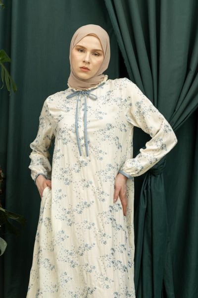 Gamis Dayna Safa Off White - S (PB 144)
